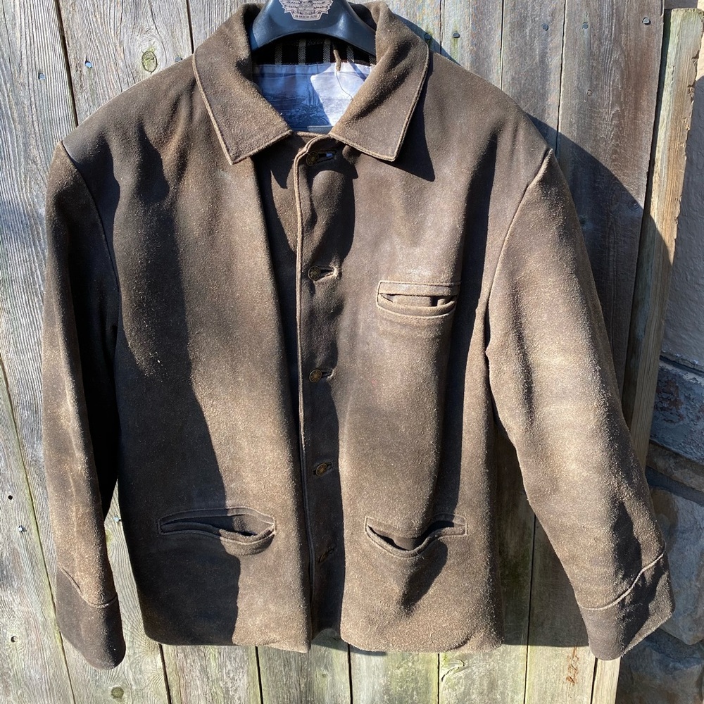 Hudson brown/tan Suede Jacket